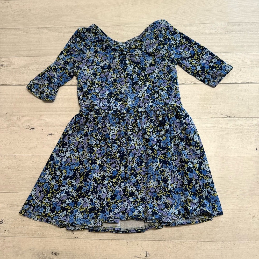 Dot Dot‎ Smile girls blue floral dress 2T